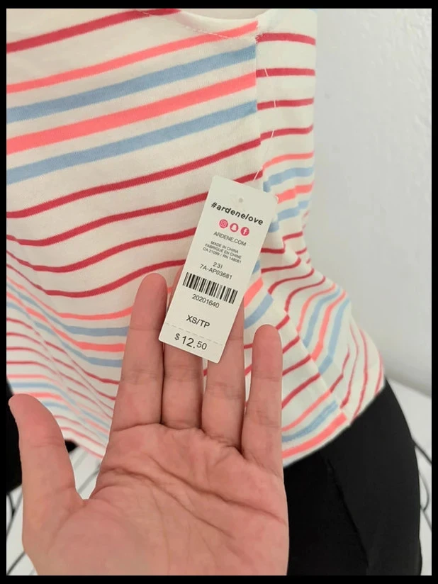 🌈 Ardene veelkleurig gestreept tanktop – XS – photo 3